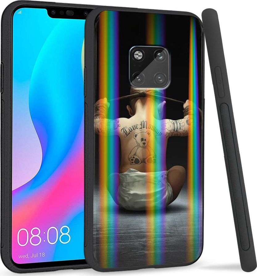 Super Fashion Etui Rainbow Series na Huawei Mate 20 Pro Hard Rock Baby 1