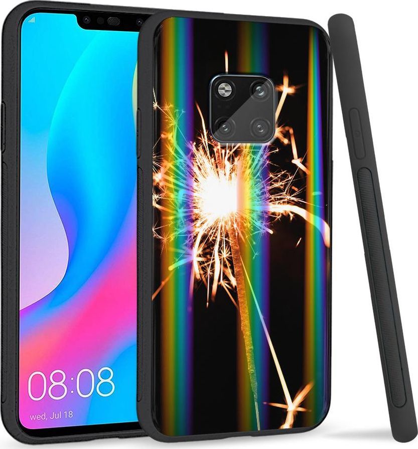 Super Fashion Etui Rainbow Series na Huawei Mate 20 Pro Zimne ognie 1