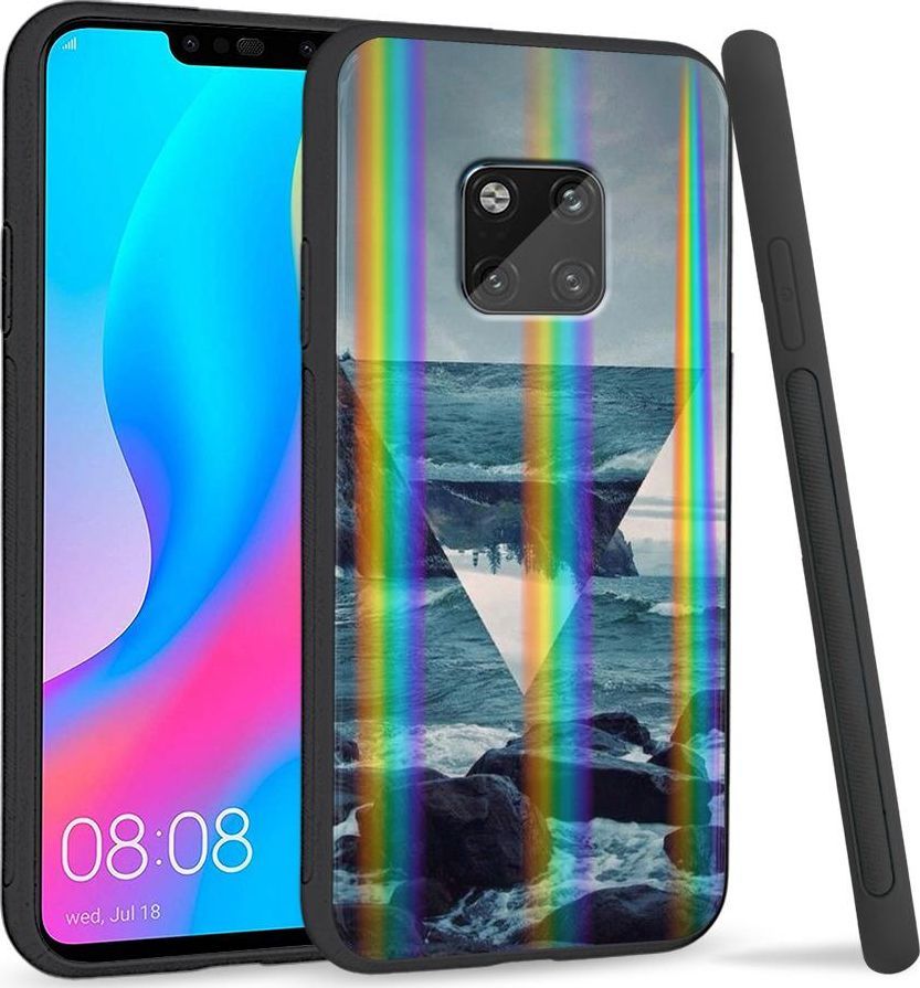Super Fashion Etui Rainbow Series na Huawei Mate 20 Pro Sea Triangle 1