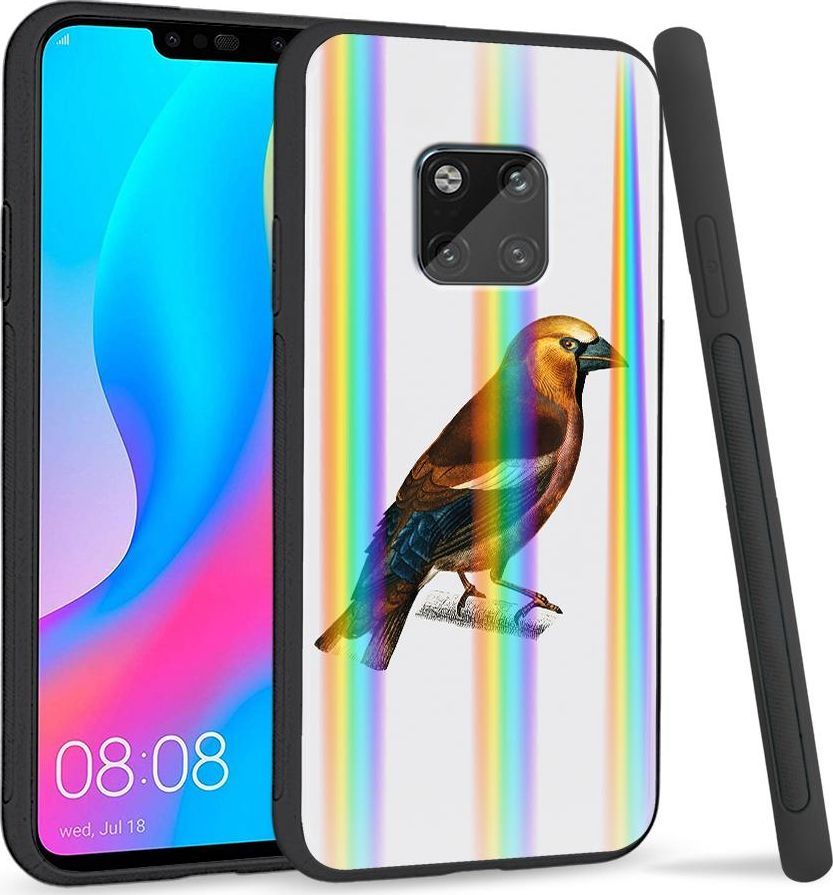 Super Fashion Etui Rainbow Series na Huawei Mate 20 Pro Sójka 1