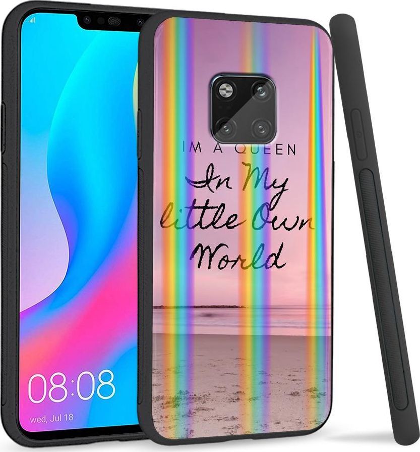 Super Fashion Etui Rainbow Series na Huawei Mate 20 Pro Im a Queen in my little Own World 1