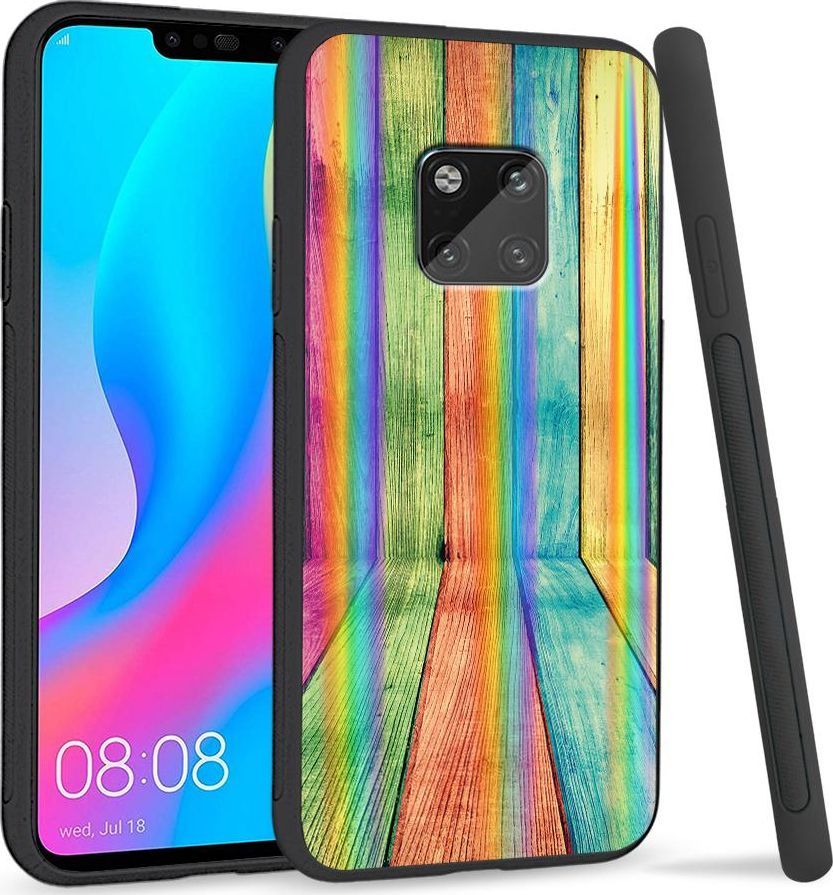 Super Fashion Etui Rainbow Series na Huawei Mate 20 Pro Kolorowe deski 1