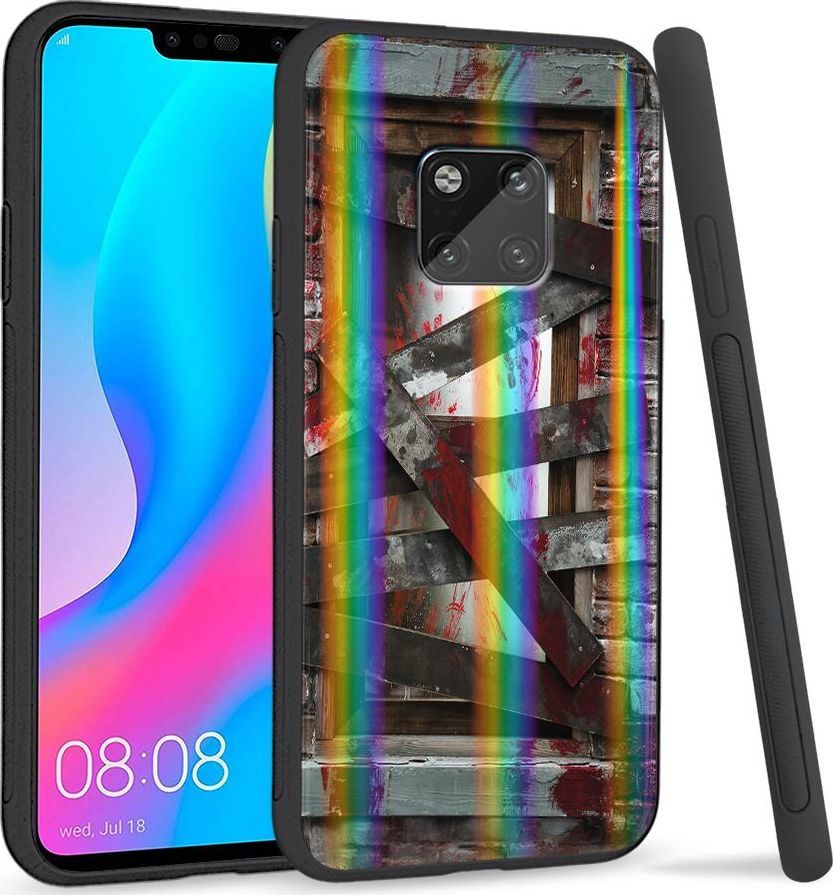 Super Fashion Etui Rainbow Series na Huawei Mate 20 Pro Straszny dom 1