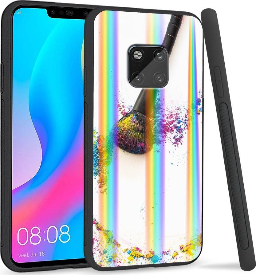 Super Fashion Etui Rainbow Series na Huawei Mate 20 Pro Kolorowy puder 1