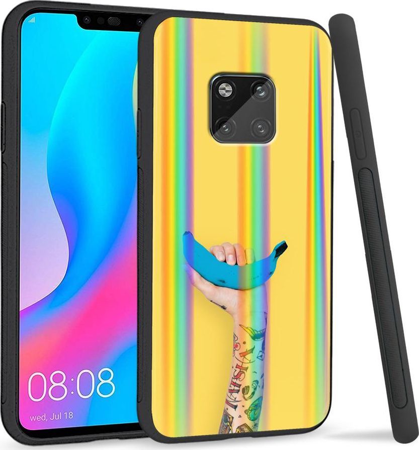 Super Fashion Etui Rainbow Series na Huawei Mate 20 Pro Niebieski banan 1