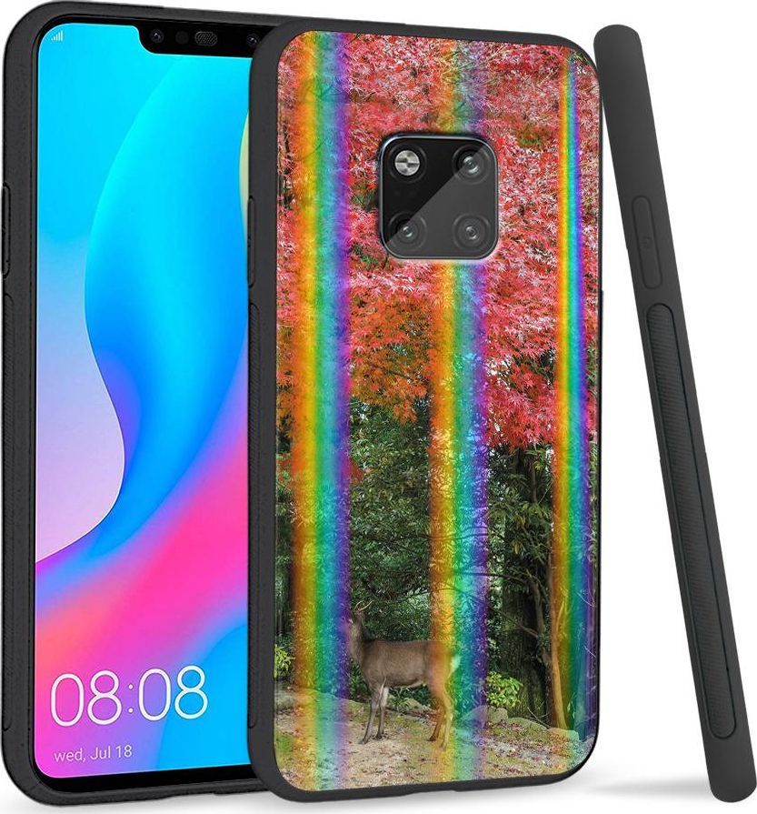 Super Fashion Etui Rainbow Series na Huawei Mate 20 Pro Jeleń 1