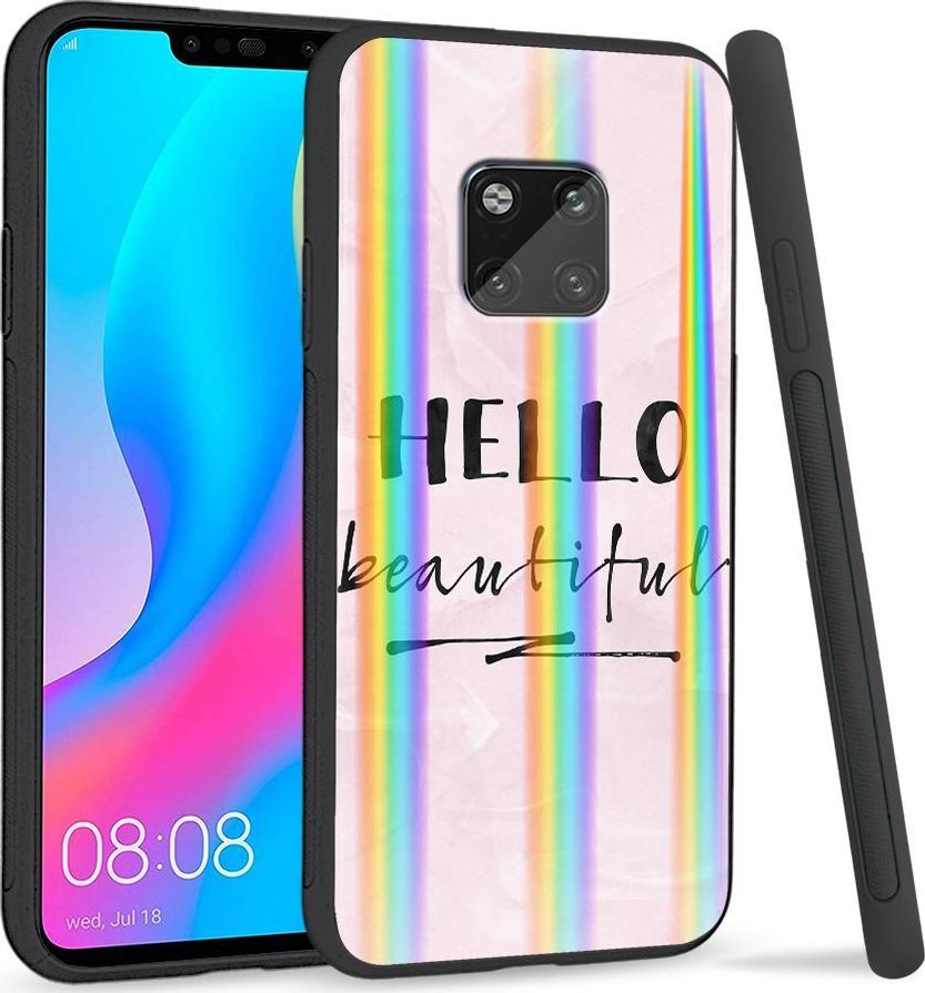 Super Fashion Etui Rainbow Series na Huawei Mate 20 Pro Hello Beautiful 1