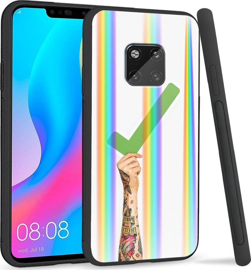 Super Fashion Etui Rainbow Series na Huawei Mate 20 Pro Jestem na tak 1