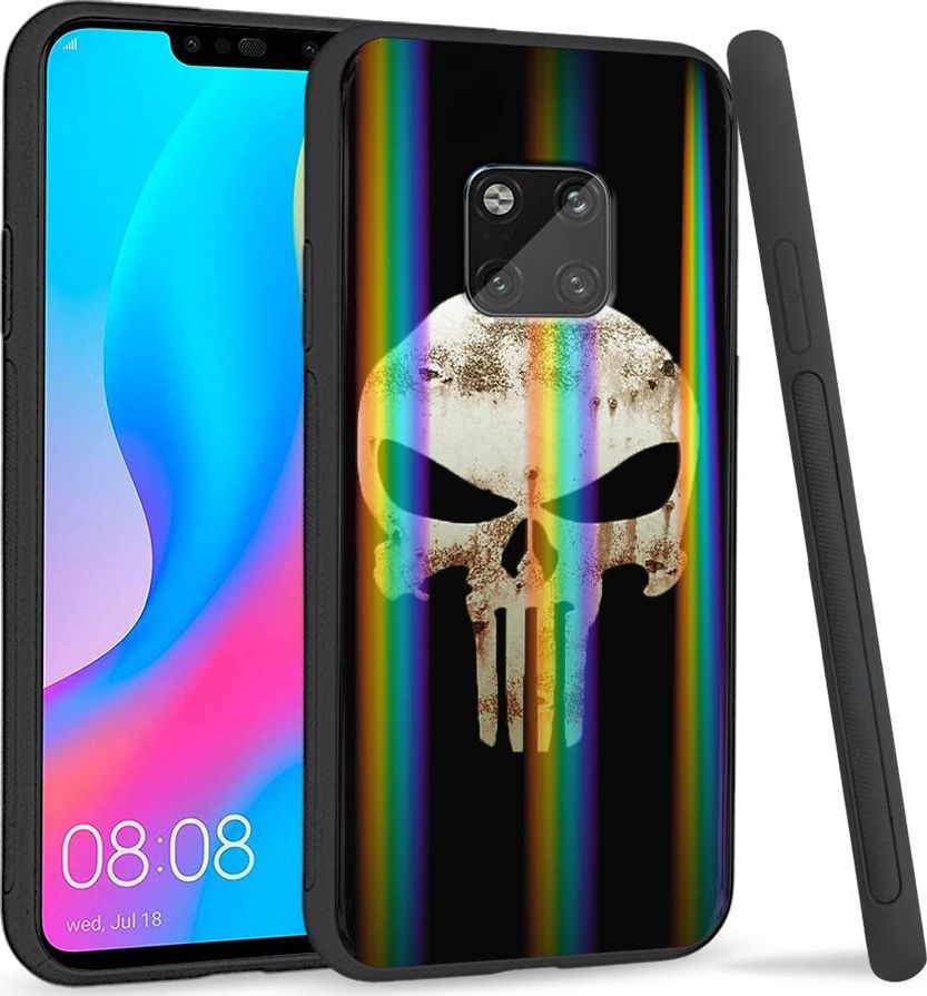 Super Fashion Etui Rainbow Series na Huawei Mate 20 Pro Czaszka 1