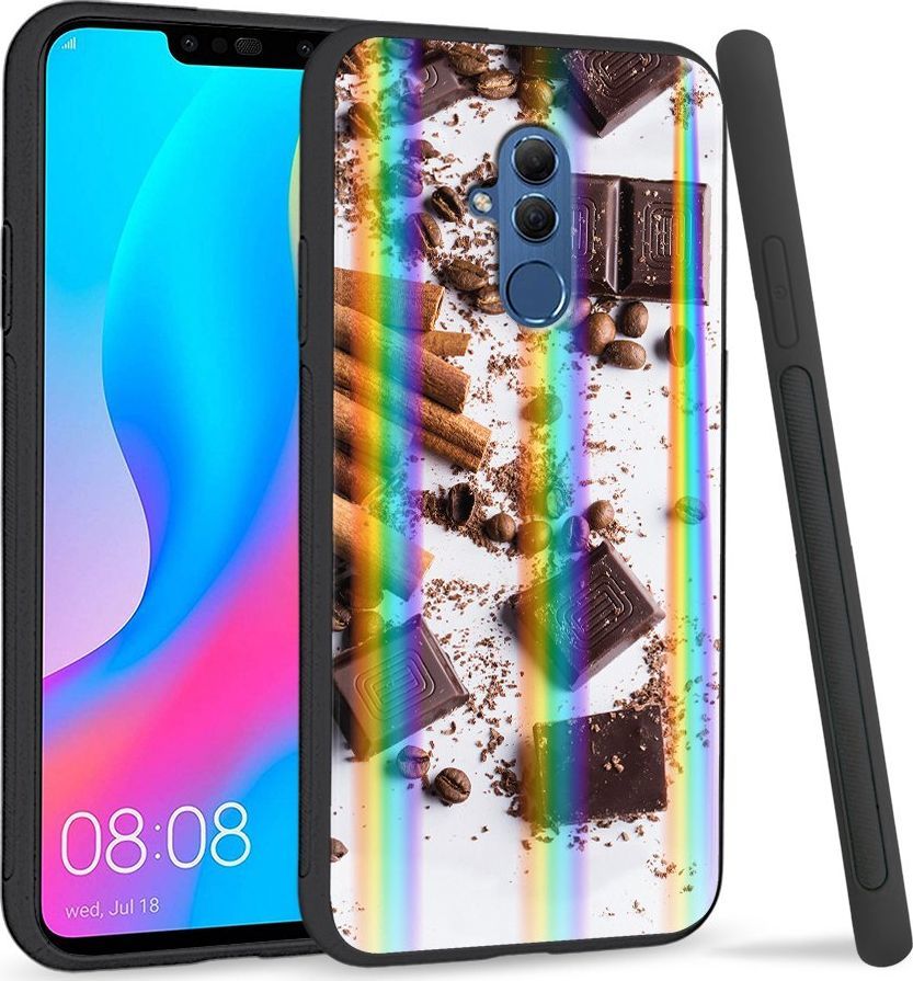 Super Fashion Etui Rainbow Series na Huawei Mate 20 Lite Czekocynamon 1