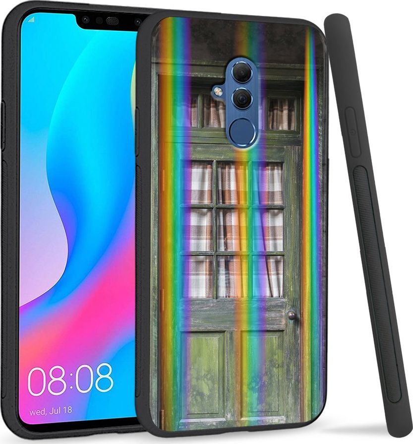 Super Fashion Etui Rainbow Series na Huawei Mate 20 Lite Stare drzwi 1
