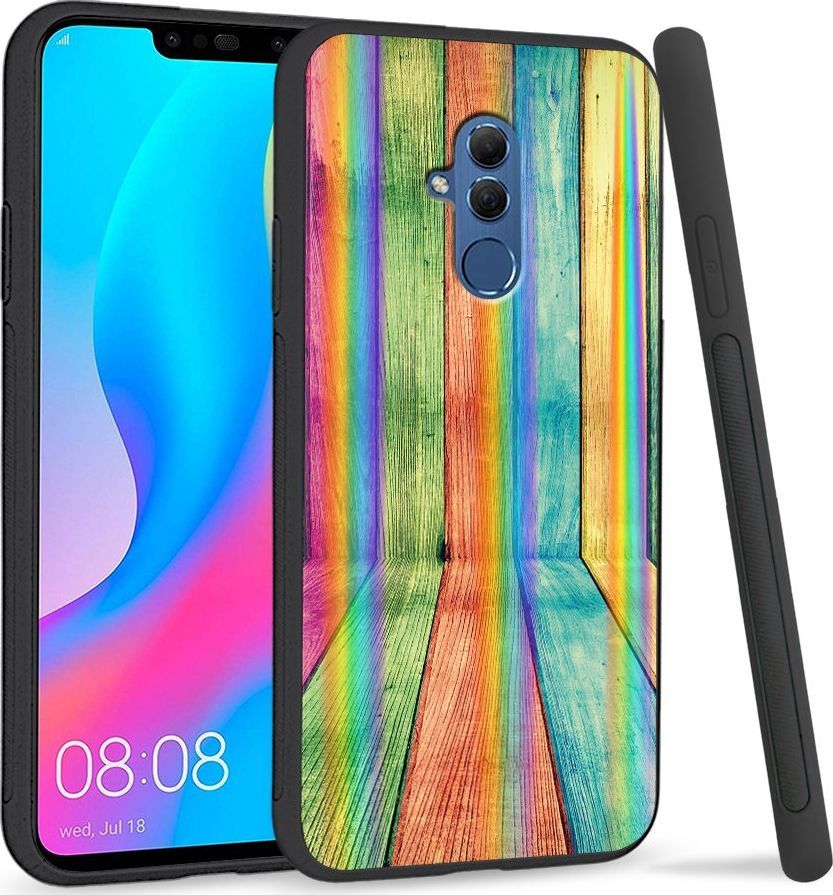 Super Fashion Etui Rainbow Series na Huawei Mate 20 Lite Kolorowe deski 1