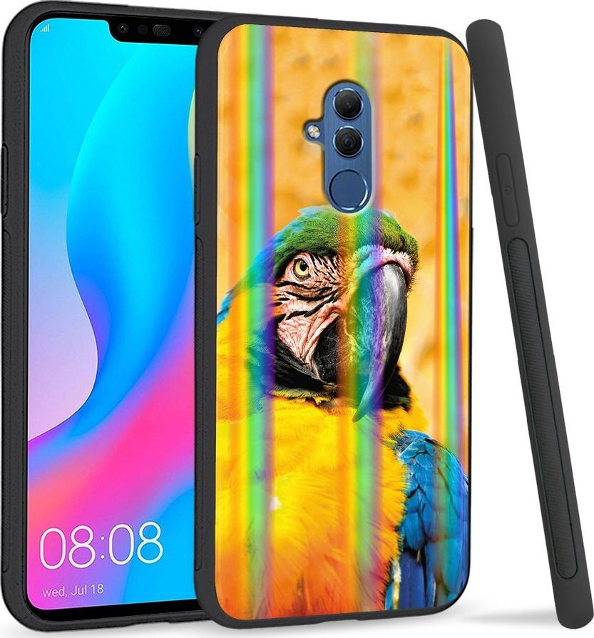 Super Fashion Etui Rainbow Series na Huawei Mate 20 Lite Papuga 1