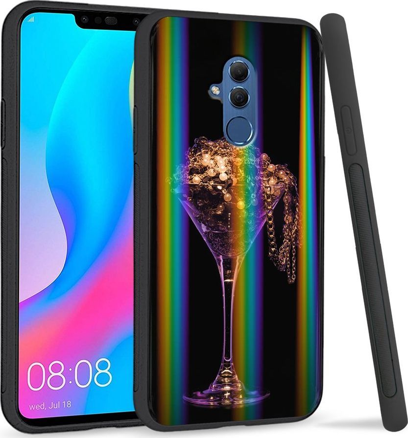 Super Fashion Etui Rainbow Series na Huawei Mate 20 Lite Złoto 1