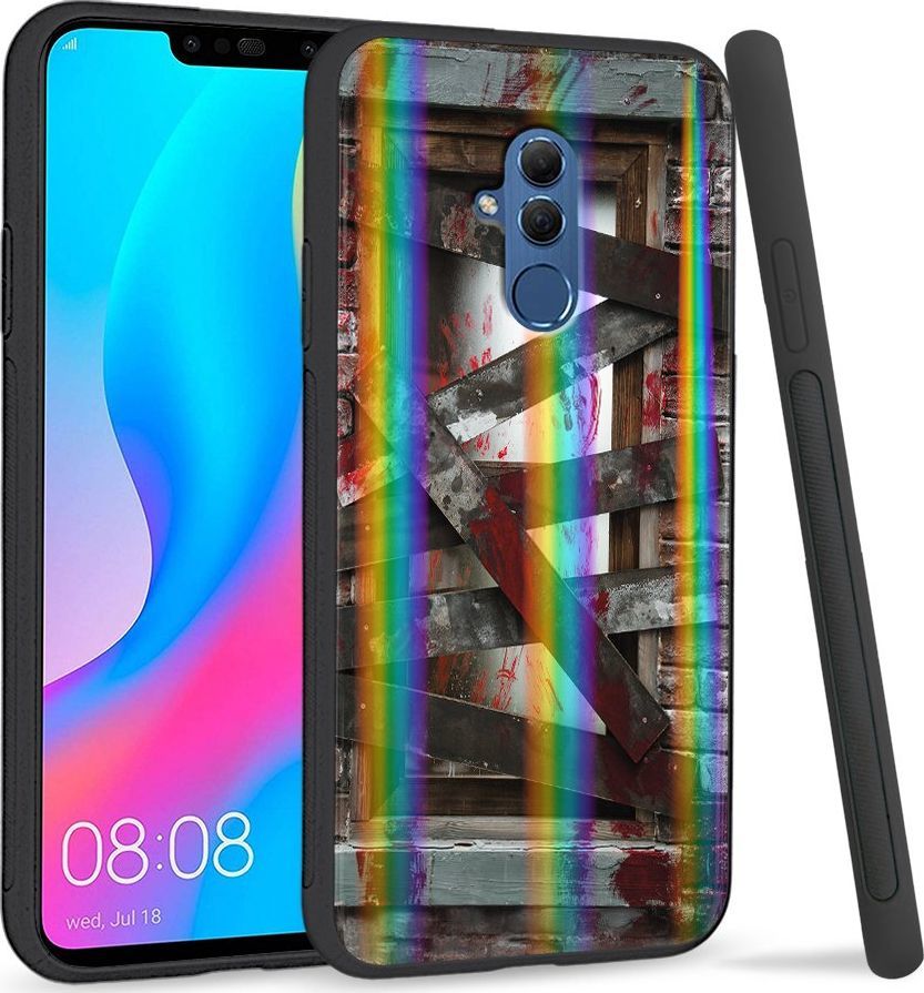 Super Fashion Etui Rainbow Series na Huawei Mate 20 Lite Straszny dom 1
