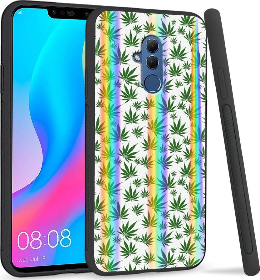 Super Fashion Etui Rainbow Series na Huawei Mate 20 Lite Listki 1