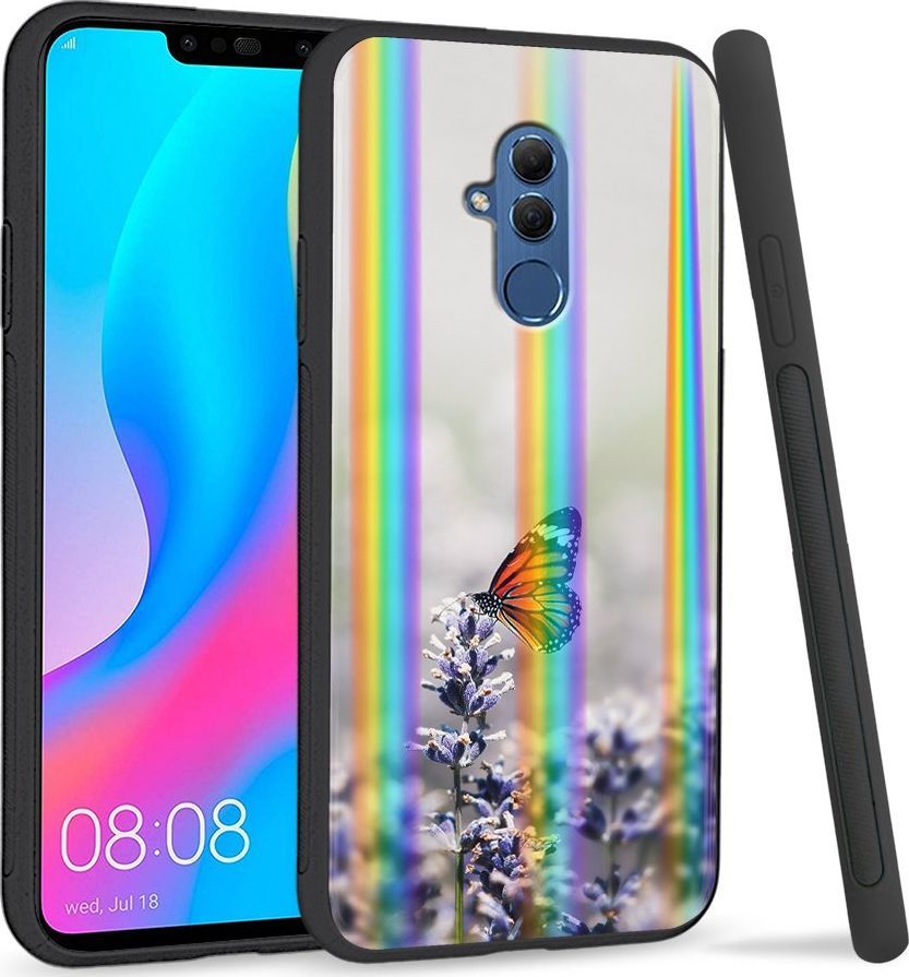 Super Fashion Etui Rainbow Series na Huawei Mate 20 Lite Motyl 1