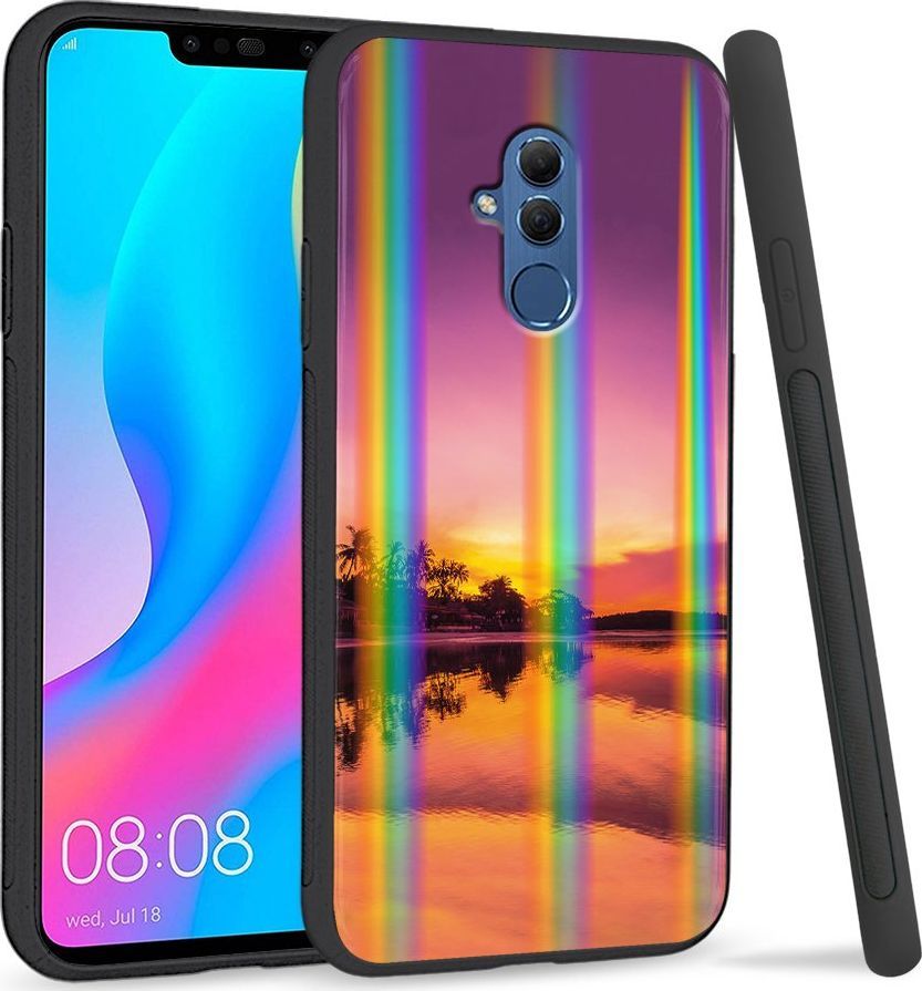 Super Fashion Etui Rainbow Series na Huawei Mate 20 Lite Purpurowe niebo 1