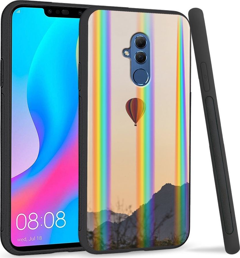 Super Fashion Etui Rainbow Series na Huawei Mate 20 Lite Balon nad górami 1