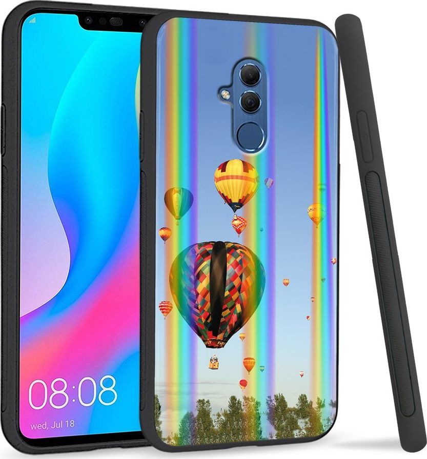 Super Fashion Etui Rainbow Series na Huawei Mate 20 Lite Balony na niebie 1