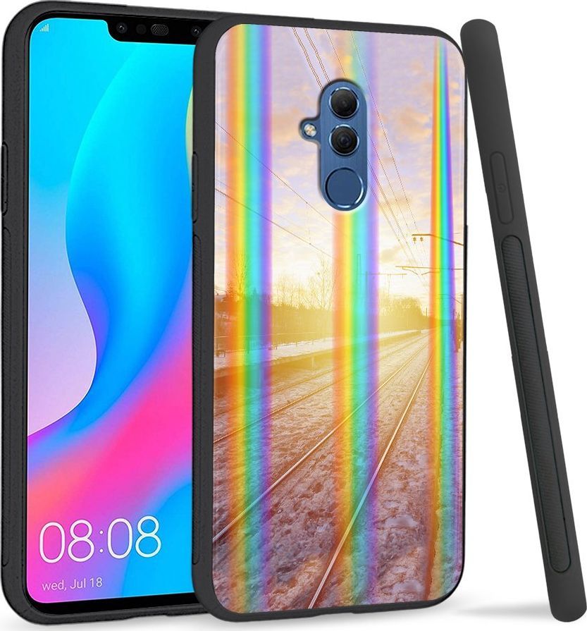 Super Fashion Etui Rainbow Series na Huawei Mate 20 Lite Wschód słońca 1