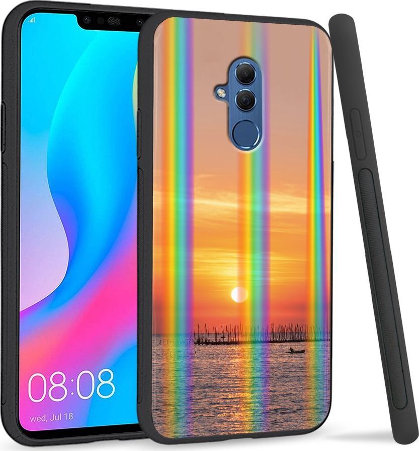 Super Fashion Etui Rainbow Series na Huawei Mate 20 Lite Zachód słońca 1