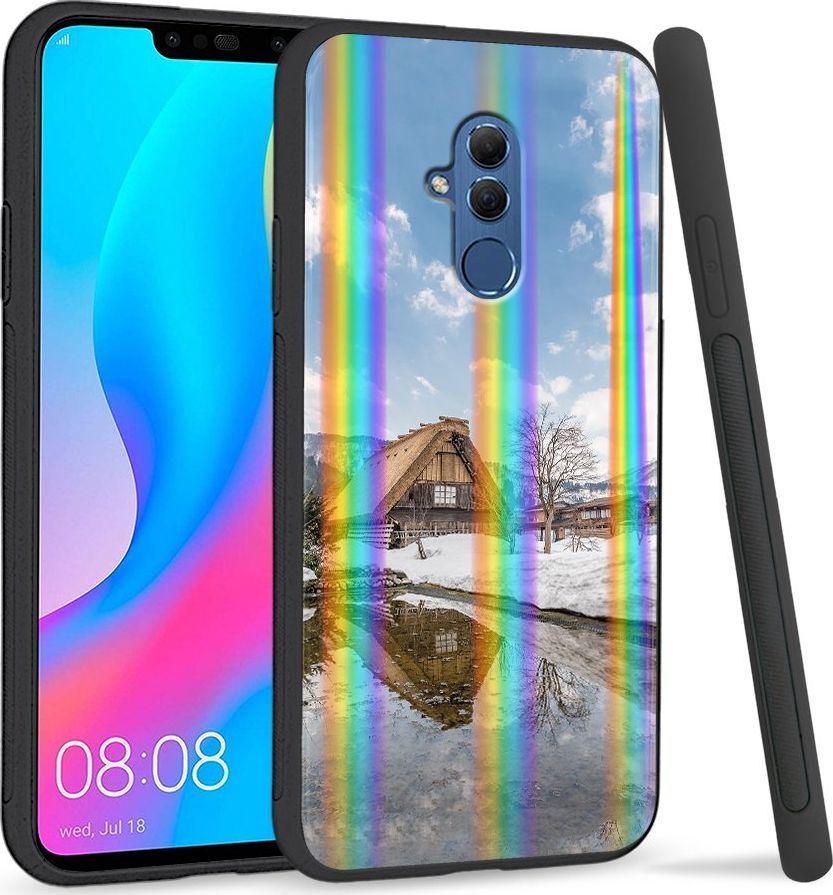 Super Fashion Etui Rainbow Series na Huawei Mate 20 Lite Górska chata 1