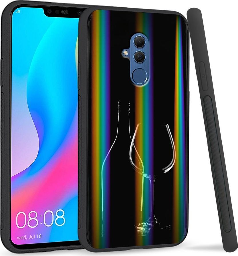 Super Fashion Etui Rainbow Series na Huawei Mate 20 Lite Wino 1