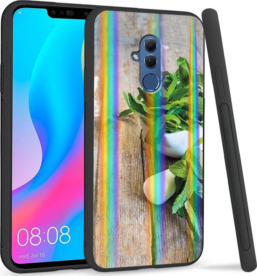 Super Fashion Etui Rainbow Series na Huawei Mate 20 Lite Mięta 1