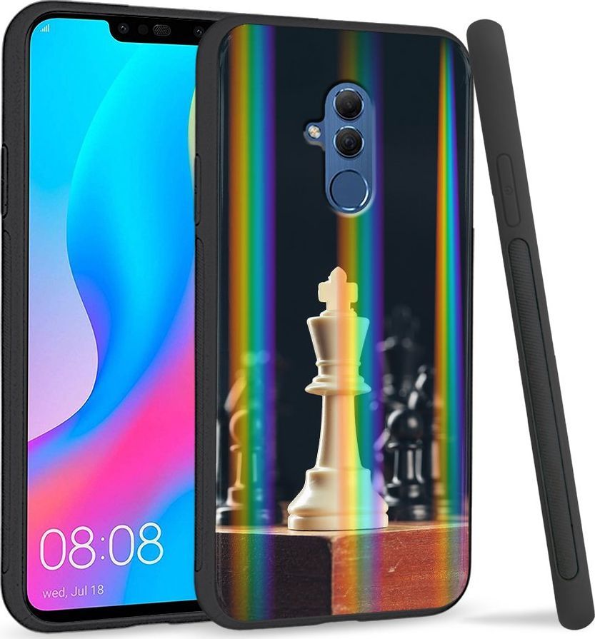 Super Fashion Etui Rainbow Series na Huawei Mate 20 Lite Szachy 1