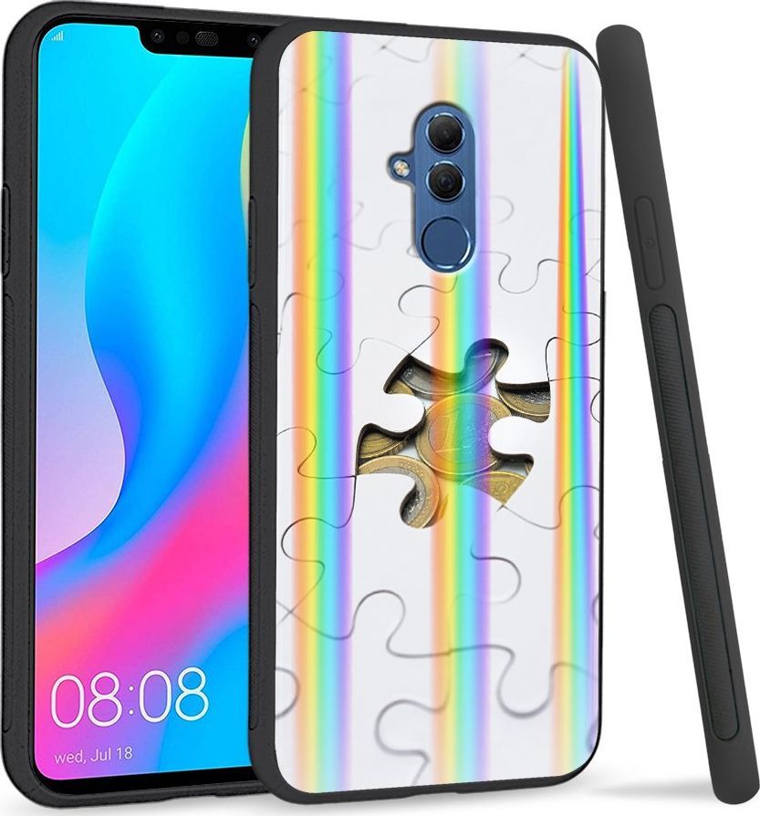 Super Fashion Etui Rainbow Series na Huawei Mate 20 Lite Puzzle 1