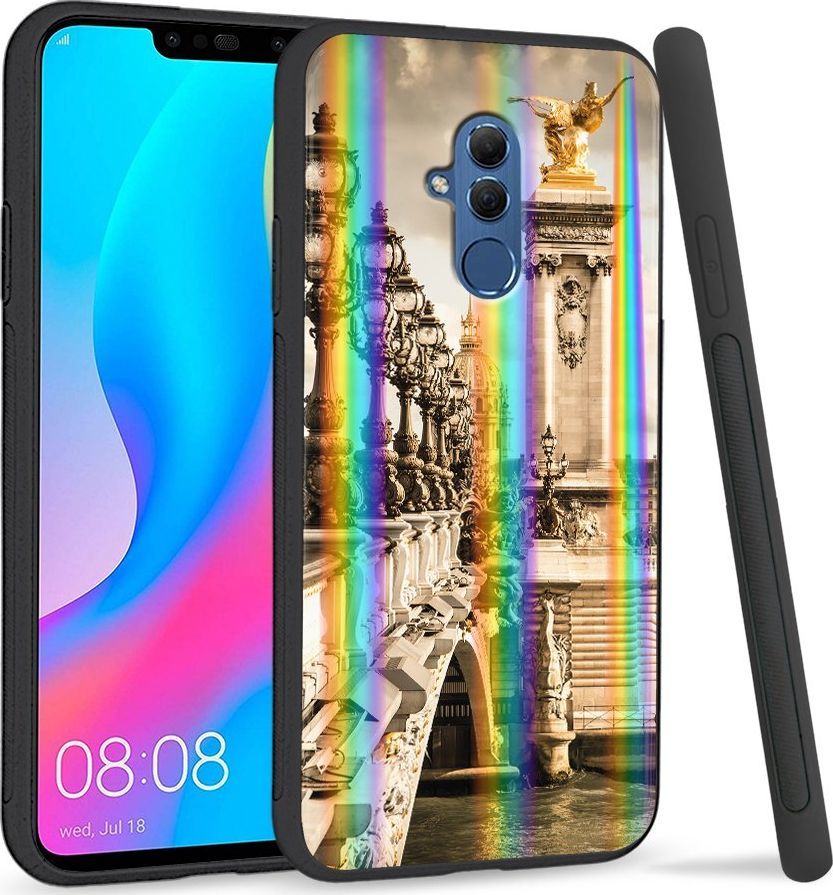 Super Fashion Etui Rainbow Series na Huawei Mate 20 Lite Stary most 1