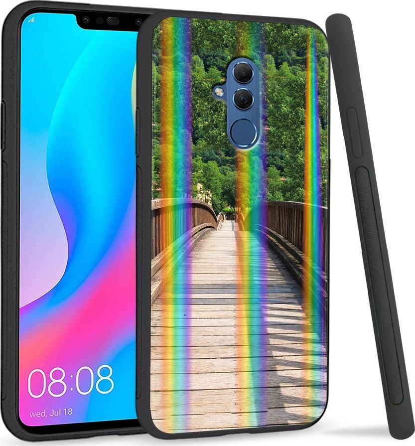Super Fashion Etui Rainbow Series na Huawei Mate 20 Lite Drewniany most 1
