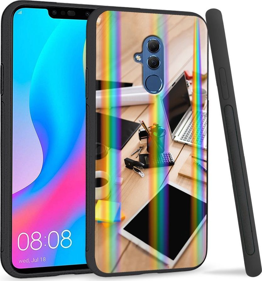 Super Fashion Etui Rainbow Series na Huawei Mate 20 Lite Lubię moją pracę 1