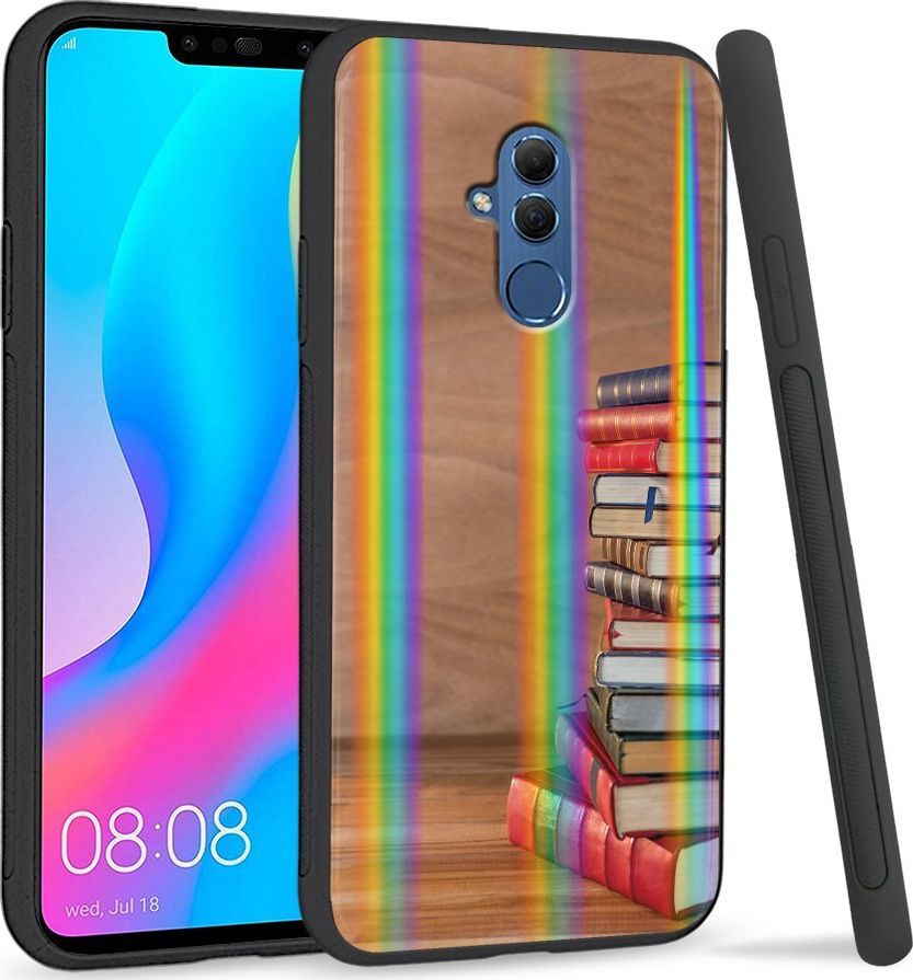 Super Fashion Etui Rainbow Series na Huawei Mate 20 Lite Książki 1
