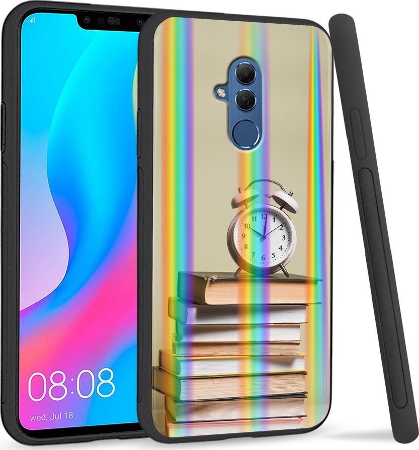Super Fashion Etui Rainbow Series na Huawei Mate 20 Lite Budzik 1