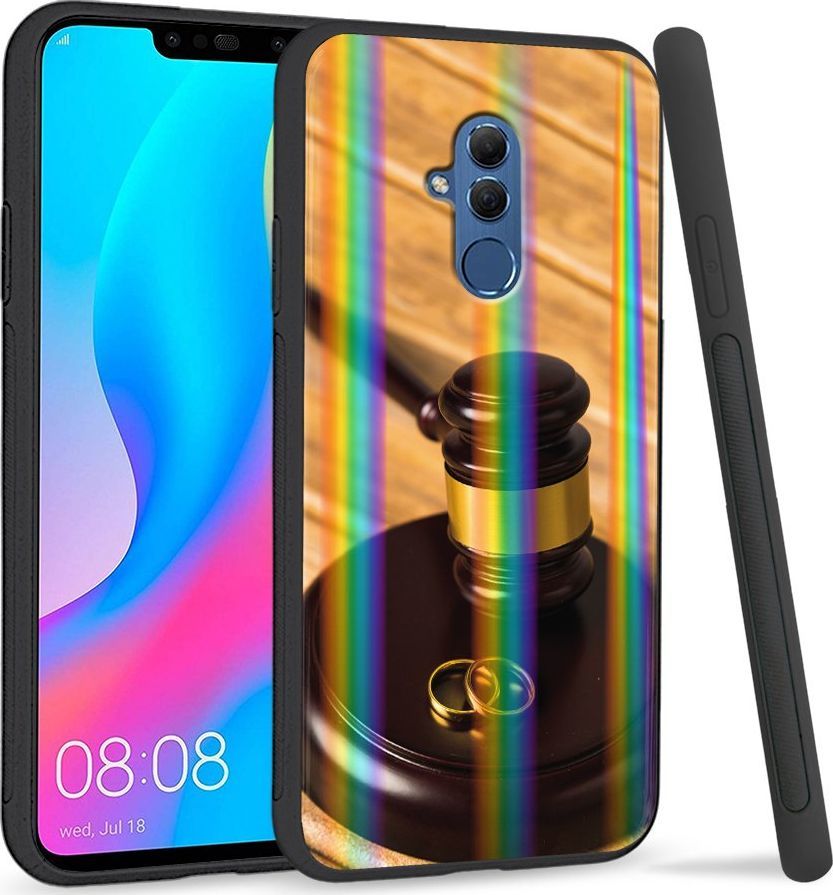 Super Fashion Etui Rainbow Series na Huawei Mate 20 Lite Obrączki 1