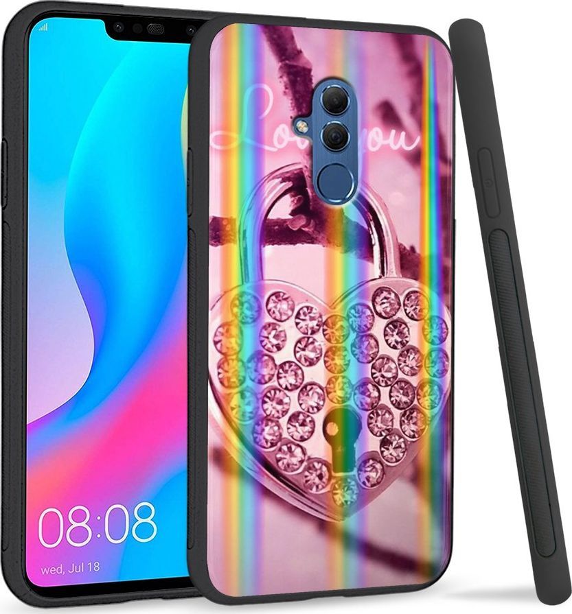 Super Fashion Etui Rainbow Series na Huawei Mate 20 Lite Kłódka 1