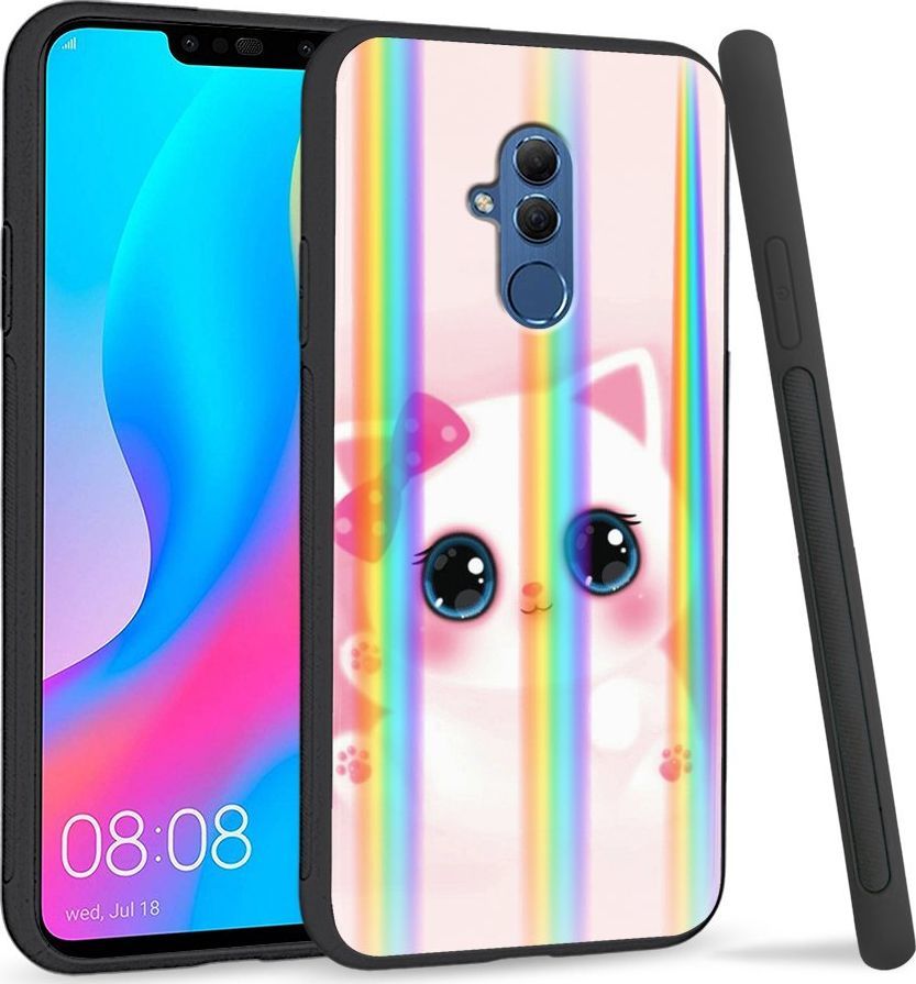 Super Fashion Etui Rainbow Series na Huawei Mate 20 Lite Sweet Kitty 1