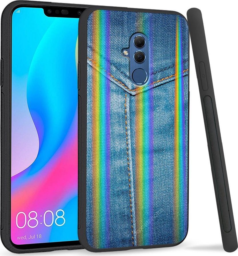 Super Fashion Etui Rainbow Series na Huawei Mate 20 Lite Jeans Pocket 1