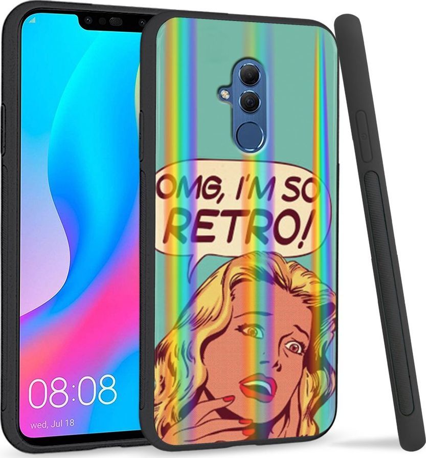Super Fashion Etui Rainbow Series na Huawei Mate 20 Lite OMG I'm so Retro 1