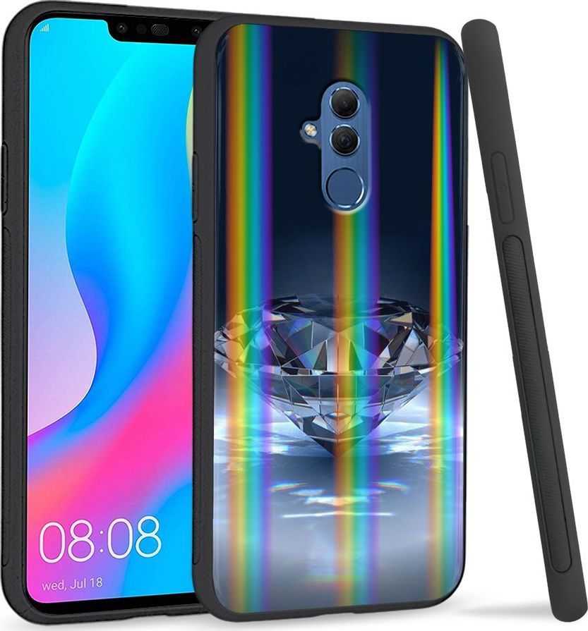 Super Fashion Etui Rainbow Series na Huawei Mate 20 Lite Kryształowy Diament 1