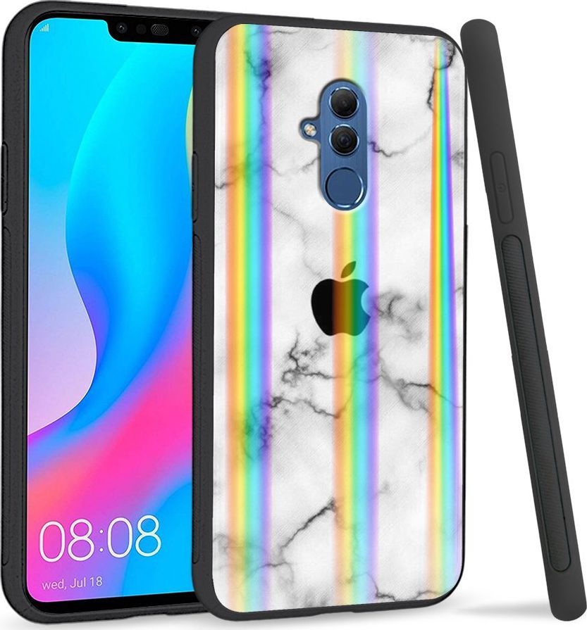 Super Fashion Etui Rainbow Series na Huawei Mate 20 Lite Marble Apple 1