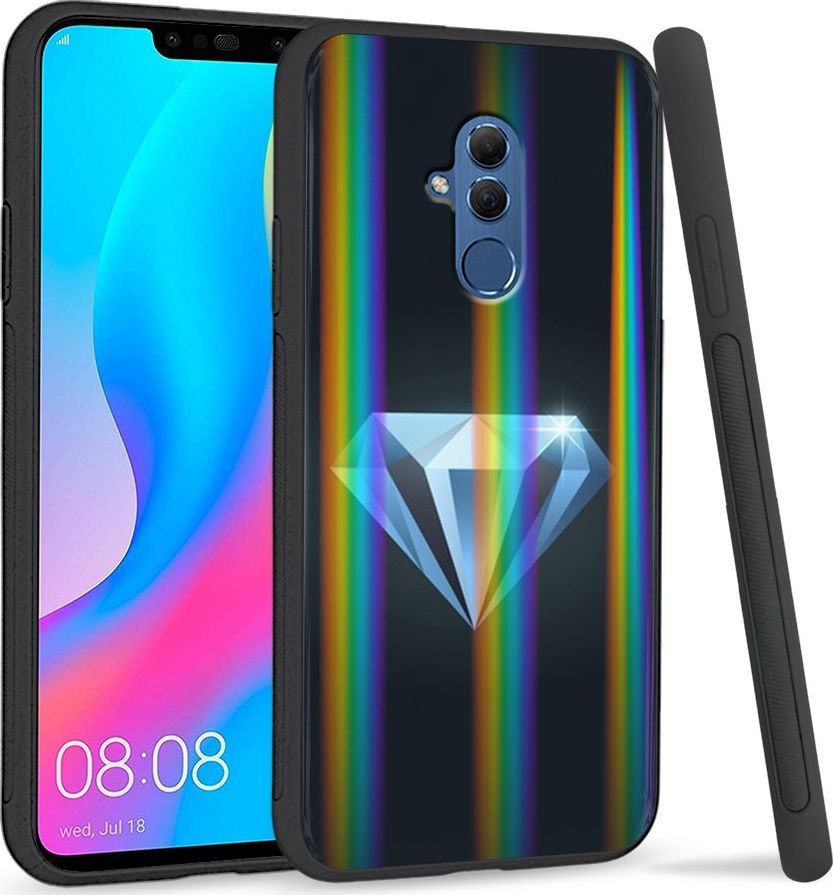 Super Fashion Etui Rainbow Series na Huawei Mate 20 Lite Diament 1