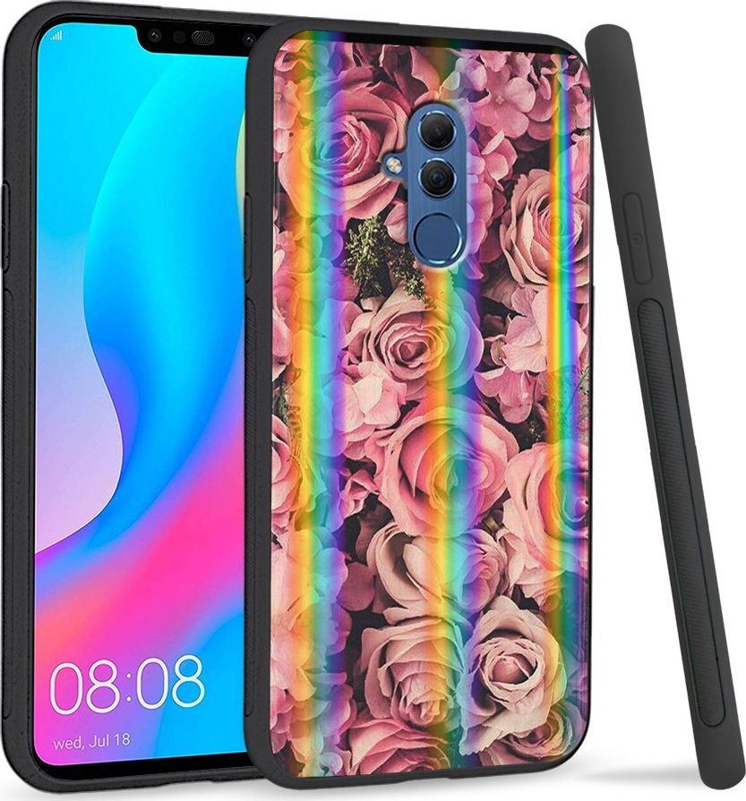 Super Fashion Etui Rainbow Series na Huawei Mate 20 Lite Roses 1