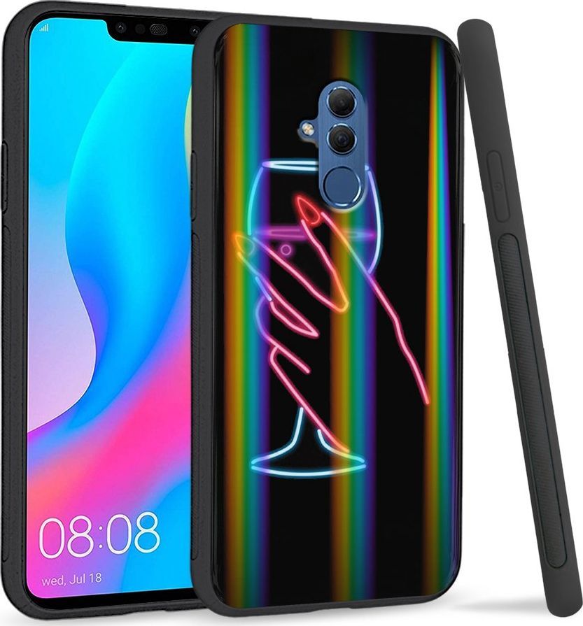 Super Fashion Etui Rainbow Series na Huawei Mate 20 Lite Glass of Wine 1