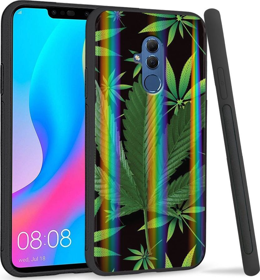 Super Fashion Etui Rainbow Series na Huawei Mate 20 Lite Liście 1