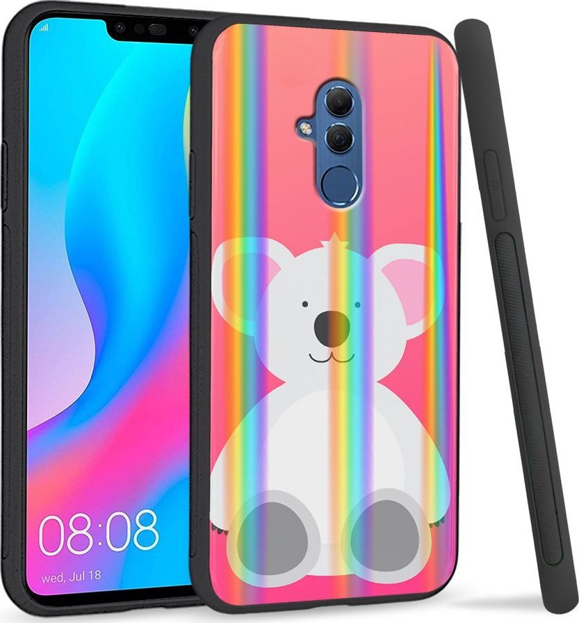 Super Fashion Etui Rainbow Series na Huawei Mate 20 Lite White Bear 1