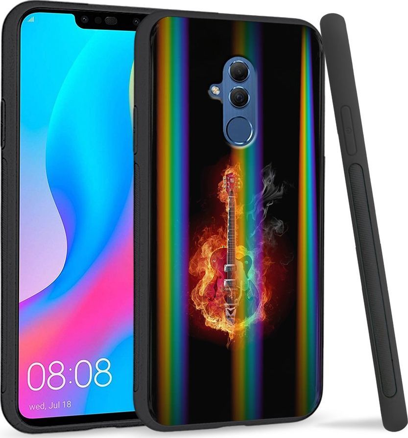 Super Fashion Etui Rainbow Series na Huawei Mate 20 Lite Burning Guitar 1