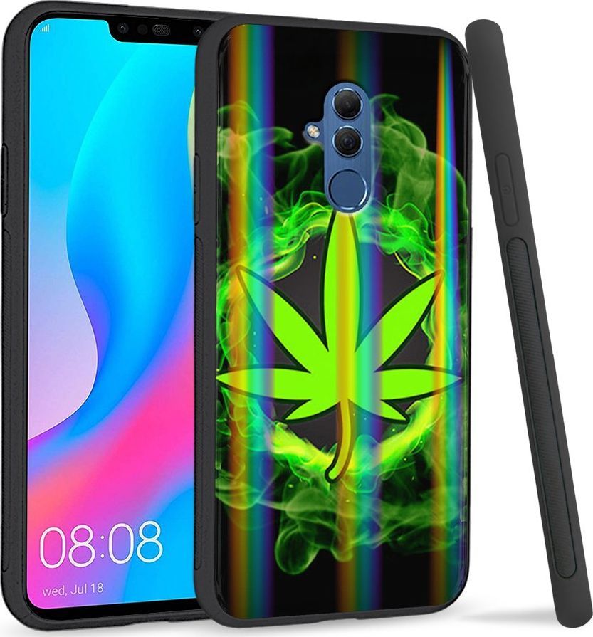 Super Fashion Etui Rainbow Series na Huawei Mate 20 Lite Zielone Zioło 1